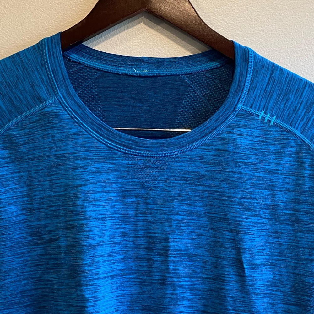 Lululemon Metal Vent Tech Long-Sleeve Shirt Blue